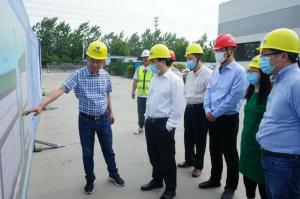 市國資委黨委書記、主任婁顯杰一行調(diào)研建筑工業(yè)化PC構(gòu)件生產(chǎn)基地與